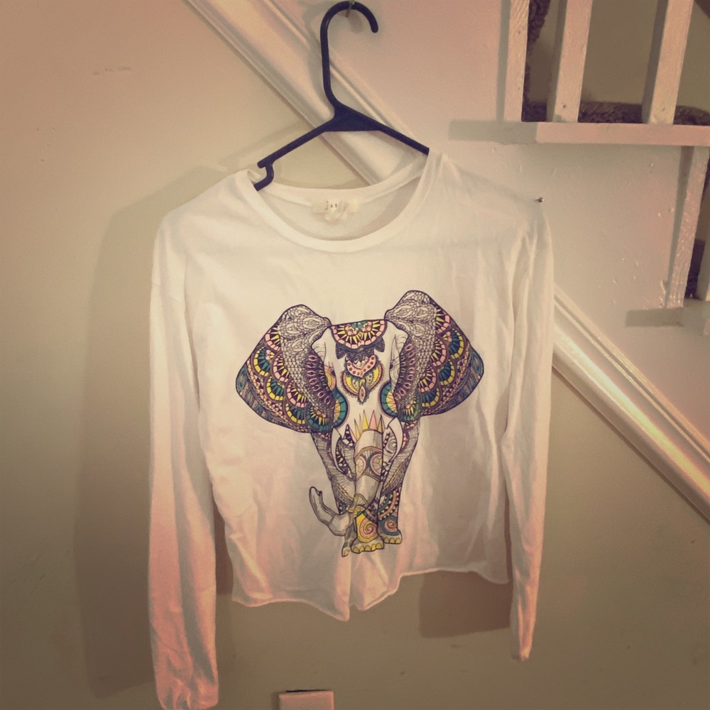 Long sleeve elephant shirt